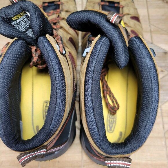 KEEN Flint II Waterproof Steel Toe Work Boots Steel Toe for Men - Brown - 14 D - Picture 10 of 11